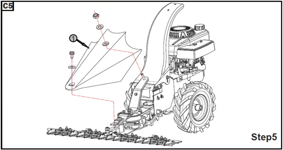 TEXAS CB 8700 rough grass movers 2C5