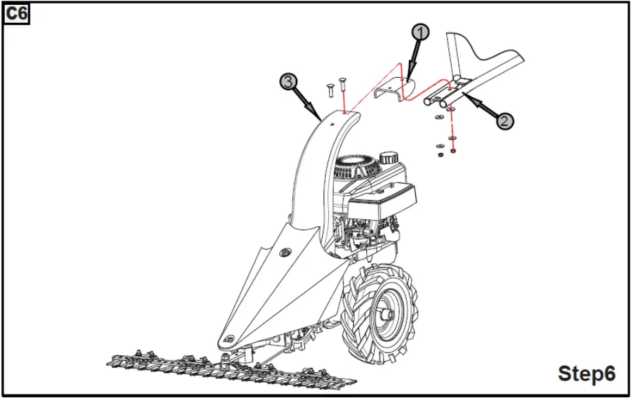 TEXAS CB 8700 rough grass movers 2C6