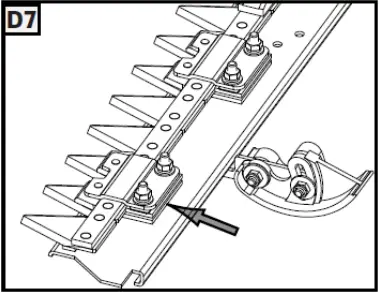 TEXAS CB 8700 rough grass movers 3D7