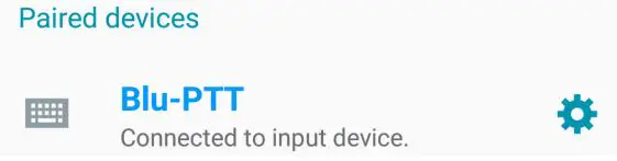 Blu-PTT Kodiak-Paired Device