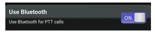 Blu-PTT Kodiak-Use bluetooth