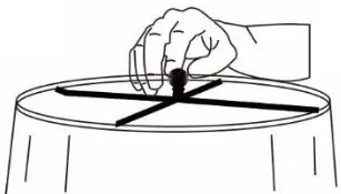 4MODERNHOME T50 Maxax 27 Inch Standard Table Lamp Set - LAMPSHADE 5