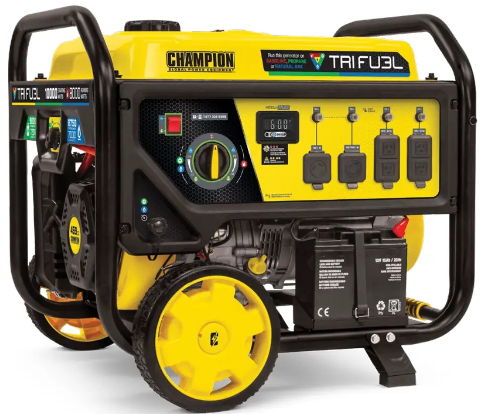 CHAMPION 100416 8000W Tri Fuel Portable Generator