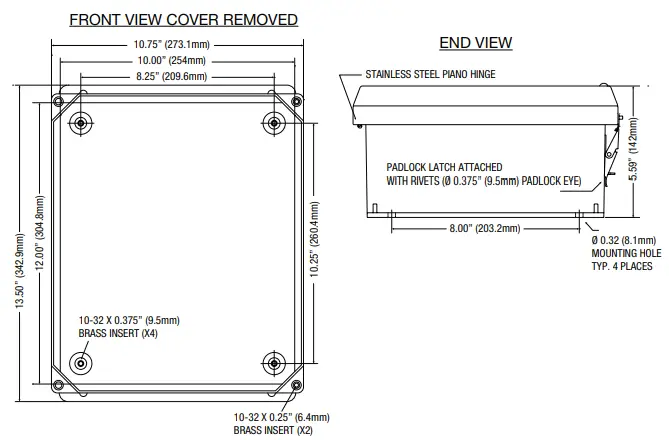 Altronix WayPoint17AU Way Point AC Outdoor Power Supplies-fig10