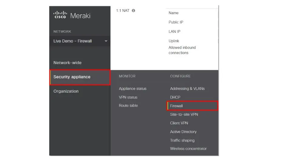 Configuring A Cisco Meraki (mx And Z1 Cloud Management) Network Appliance Configuring A Cisco Meraki (mx And Z1 Cloud Management) Network Appliance
