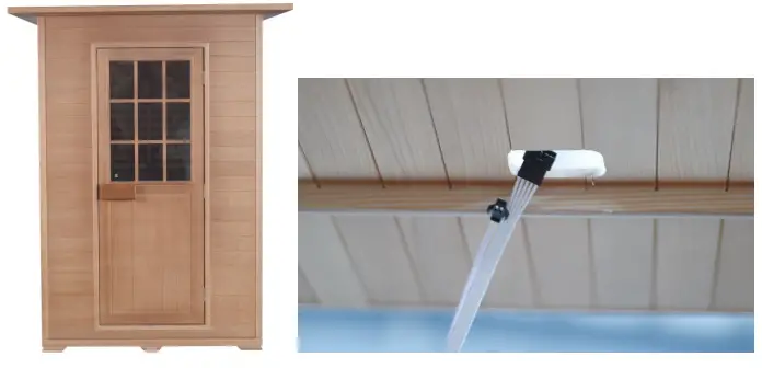SUNRAY 200D1 Outdoor Series Traditional Sauna-11