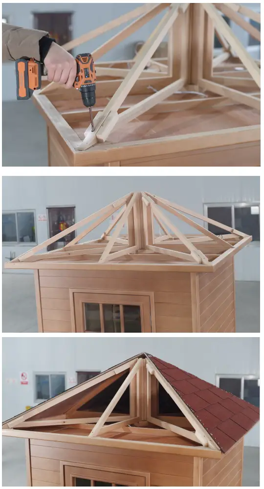 SUNRAY 200D1 Outdoor Series Traditional Sauna-14