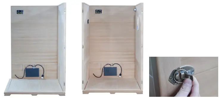 SUNRAY 200D1 Outdoor Series Traditional Sauna-3