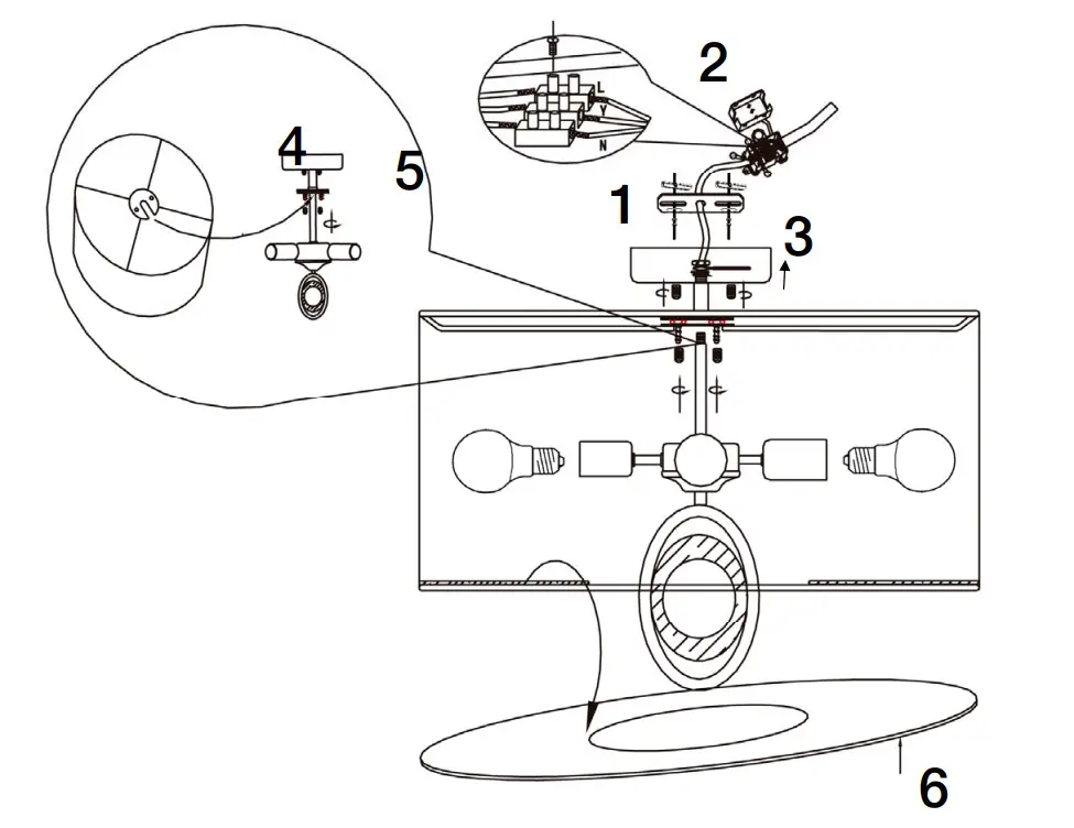 Schuller 716478 Flush Ceiling Lamps