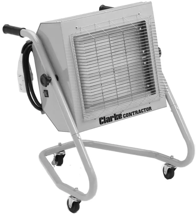 Clarke Devil 371SPD Quartz Halogen Heater -