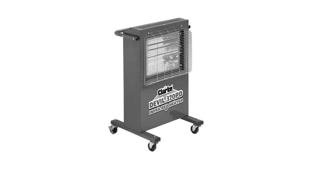 Clarke Devil 370pd Devil Quartz Halogen Heater Instruction Manual