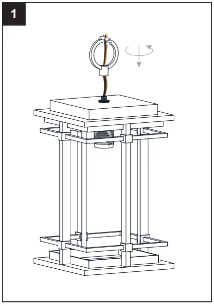 QUOIZEL MCL1908EK McAlister 1-Light Earth Black Outdoor Pendant Light - fig 10