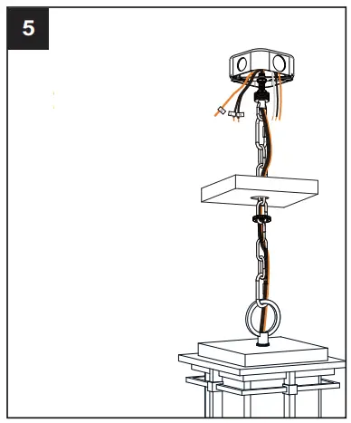 QUOIZEL MCL1908EK McAlister 1-Light Earth Black Outdoor Pendant Light - fig 6