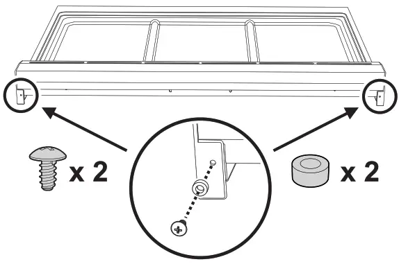 FRIGIDAIRE PCFG3670AF 36 Inch Front Control Freestanding Gas Range - backguard