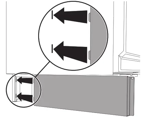 FRIGIDAIRE PCFG3670AF 36 Inch Front Control Freestanding Gas Range - side skirting