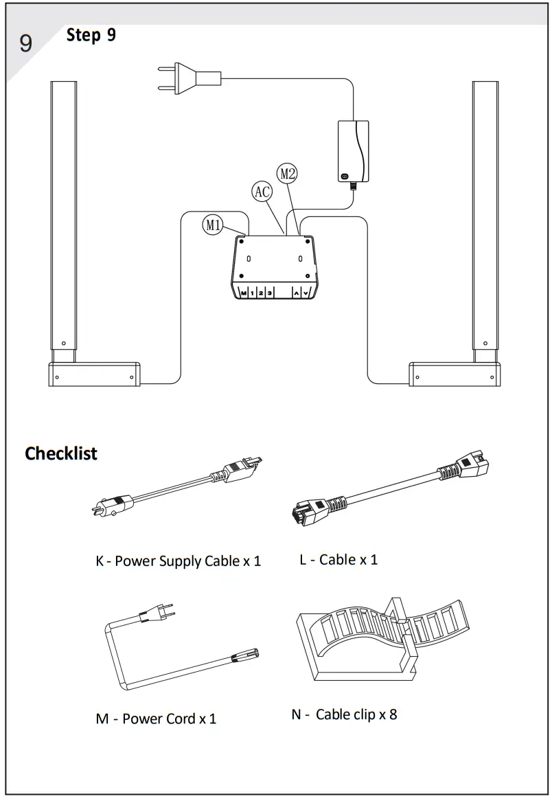 RIFE DML1000 Dual Motor L Shaped Standing Desk - fig5