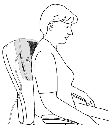 beurer MG 149 Shiatsu Massage - upper back