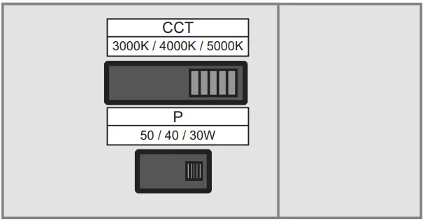 superbrightleds LSFD-SW3C50-H Selectable CCT Wattage Linear LED Strip Light - CCT Selection