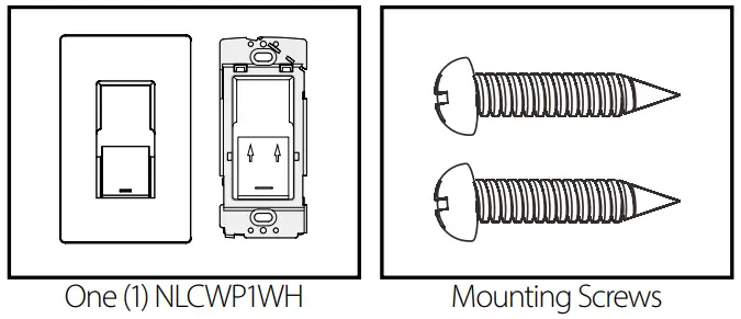 NICOR NLCWP1WH Network Lighting Controls - fig 1