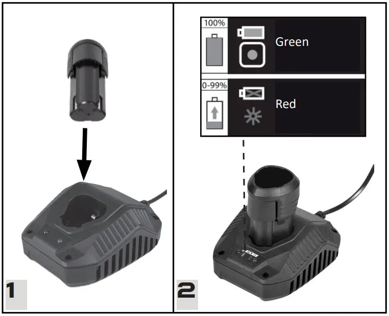 BORMANN BBP2008 Charger 12V 2.4A - figure 1,2