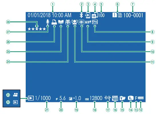 FUJIFILM GFX 50R Digital Camera - Play Back