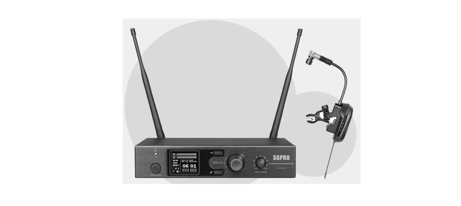 Sgpro V2 Digital Saxophone Wireless Microphone User Manual