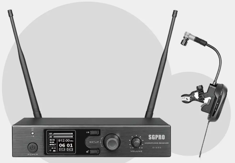 SGPRO V2 Digital Saxophone Wireless Microphone