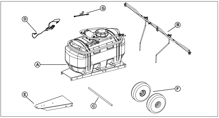JOHN DEERE LP19478 15 and 25 Gallon Tow Behind Sprayer - fig 2