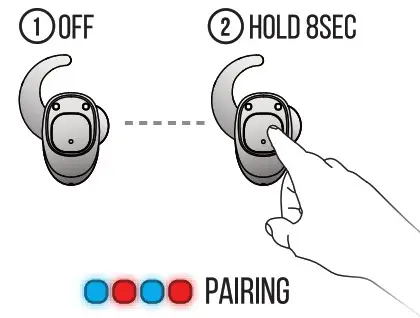 Trust 22161 URBAN Wireless Earphones - disconnect