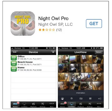 Night owl Pro App 24 -7 - 1