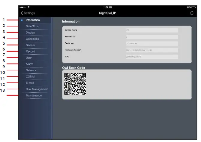 Night owl Pro App 24 -7 - 19