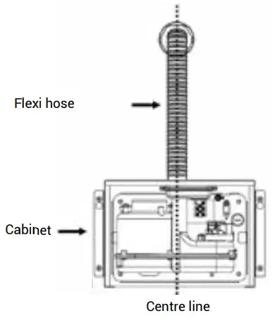 DAN DRYER A S 372 373 Airtap Build In Hand Dryer - INSTALLATION HEIGHT
