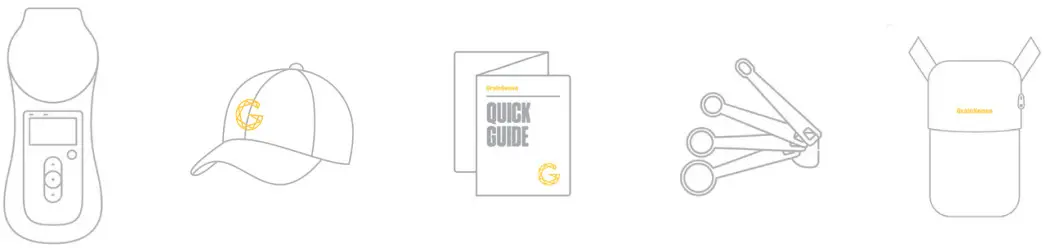 GrainSense A 2 Handheld Analyzer - Package contents