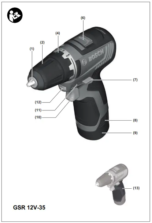 BOSCH GSR 12V-35 Cordless Screwdriver - fig2