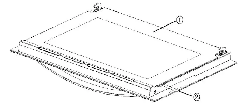LEGEND CHEF ES606MB 24 Inch Built-in Electric Ovens Instruction Manual - Disassembly method of inside glass
