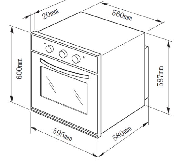 LEGEND CHEF ES606MB 24 Inch Built-in Electric Ovens Instruction Manual - INSTALLATION