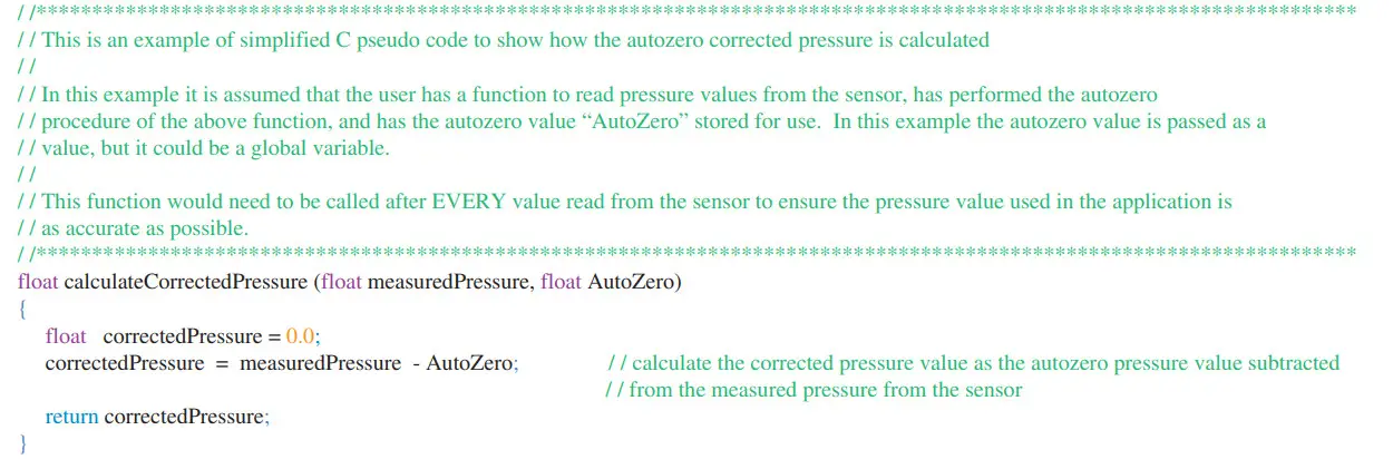 Honeywell Auto-Zero Calibration Technique - for Auto-Zero2