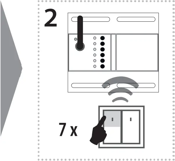 inELS RFDEL-76M - Function ON OFF 4