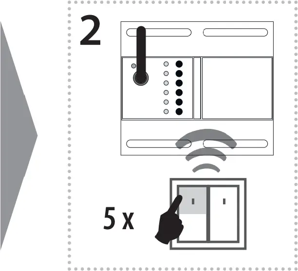 inELS RFDEL-76M - Function sunrise 4