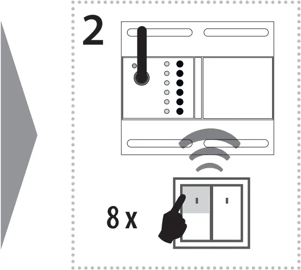 inELS RFDEL-76M - Function switch off 4