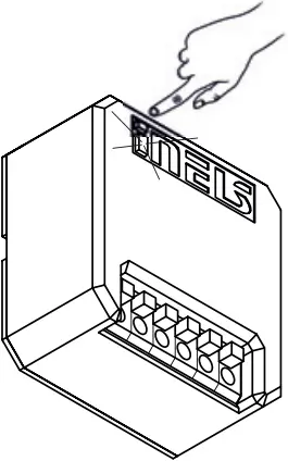 inELS RFDEL-76M - Indication, manual control 4