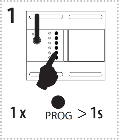 inELS RFDEL-76M - Light scene function 1 - 3