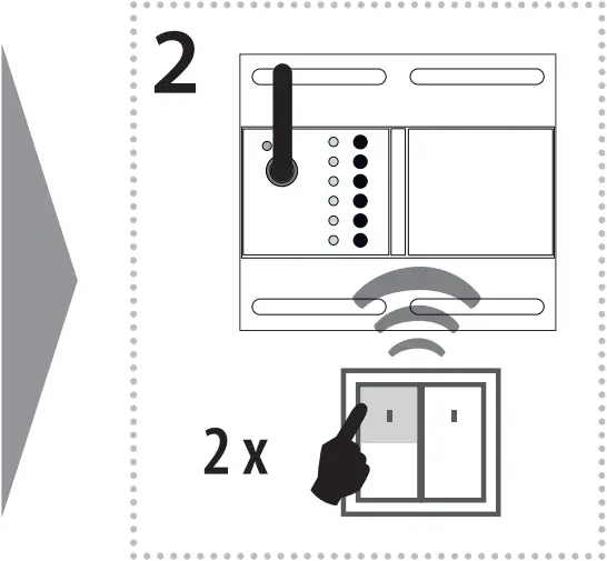 inELS RFDEL-76M - Light scene function 2 - 4