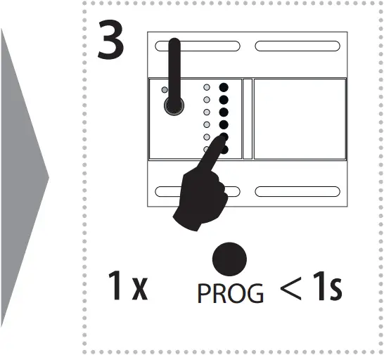 inELS RFDEL-76M - Light scene function 3 - 5
