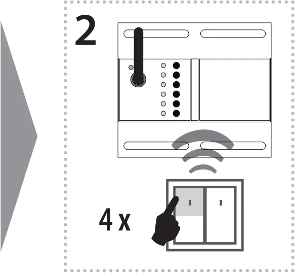 inELS RFDEL-76M - Light scene function 4 - 4