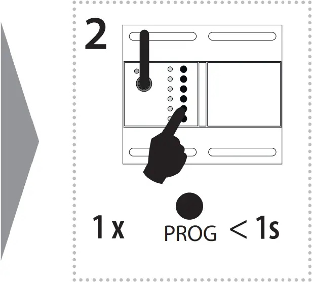 inELS RFDEL-76M - Selecting the memory function 2