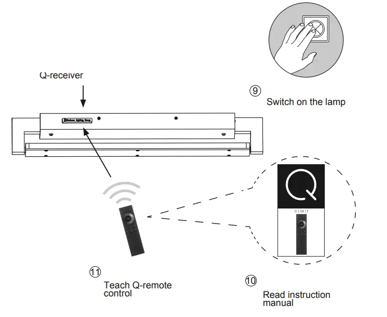 Paul Neuhaus 829354 Q-Matteo Dimmable LED Ceiling Light - fig 3