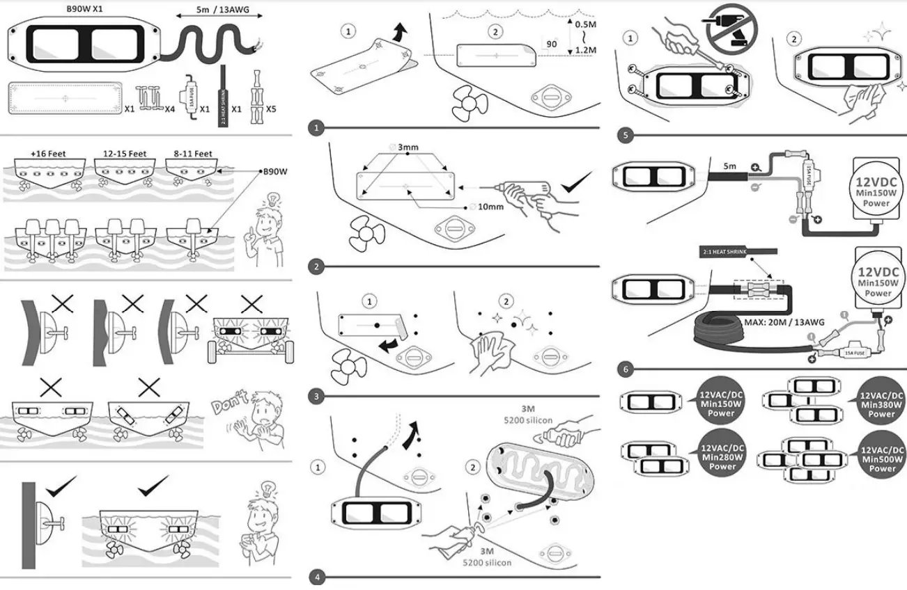 AqualDEA-B90W-Underwater-Light-fig-1