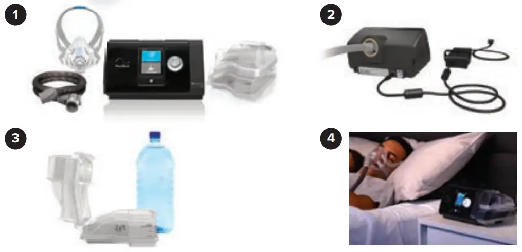 APRIA Sleep Therapy for ResMed AirSense - bottom of the screen