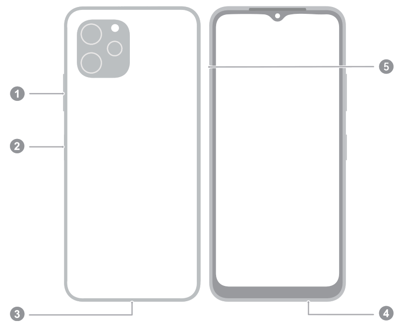 HUAWEI EVE-LX3 Nova Y61 Smartphone - Fig